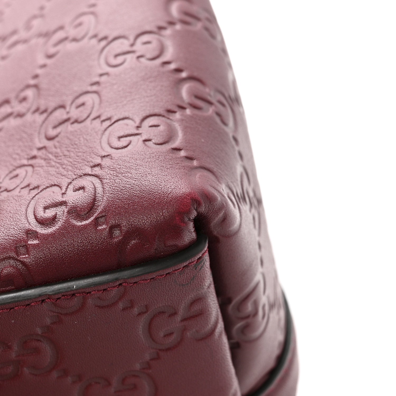Gucci GG Calfskin Embossed Calfskin Large Tote Bag Rose Ancora 12 of 12