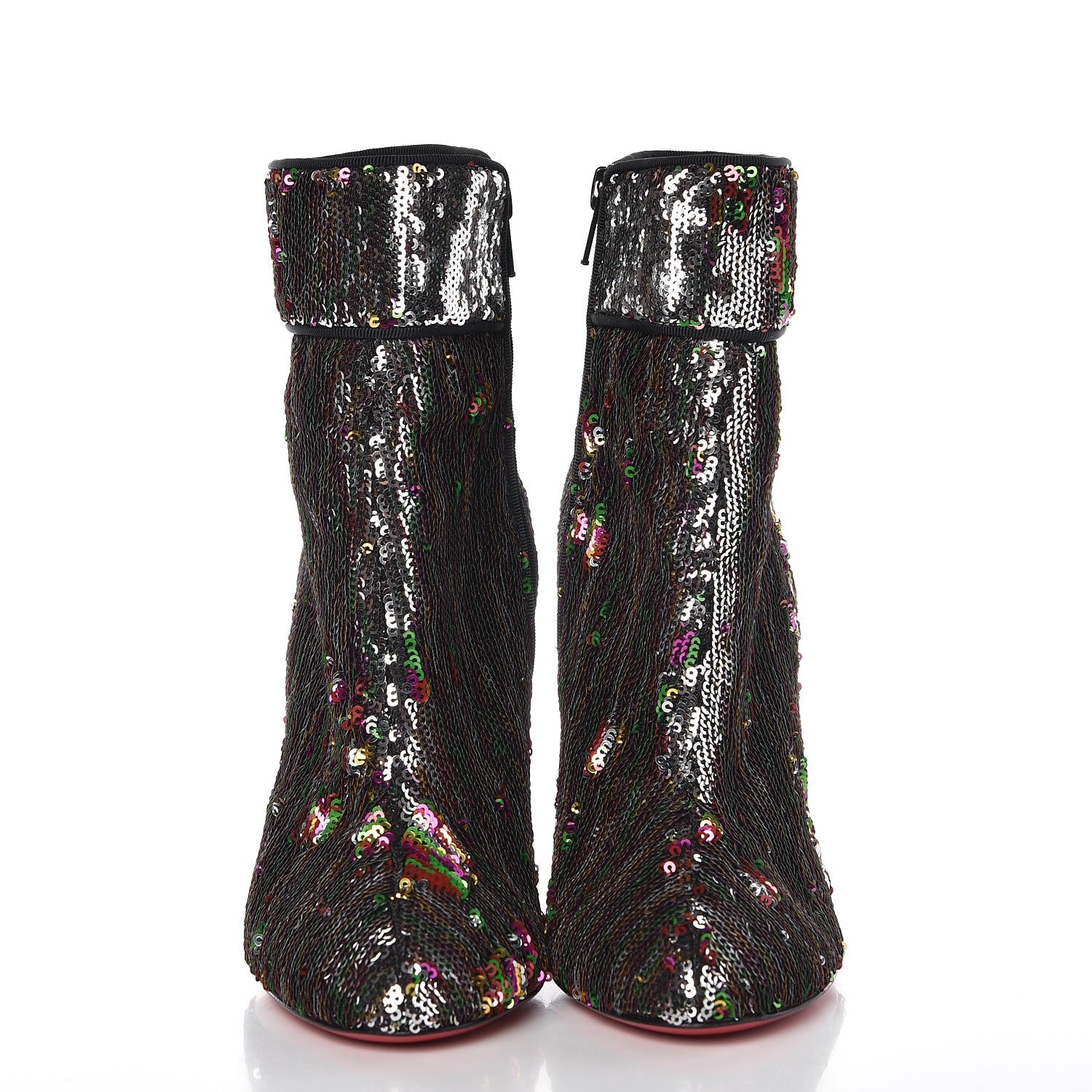 Christian Louboutin Paillettes Moulamax Booties 36.5 Multicolor 3 of 9