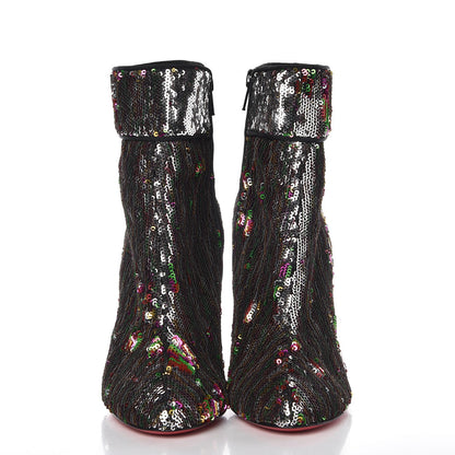 Christian Louboutin Paillettes Moulamax Booties 36.5 Multicolor 3 of 9