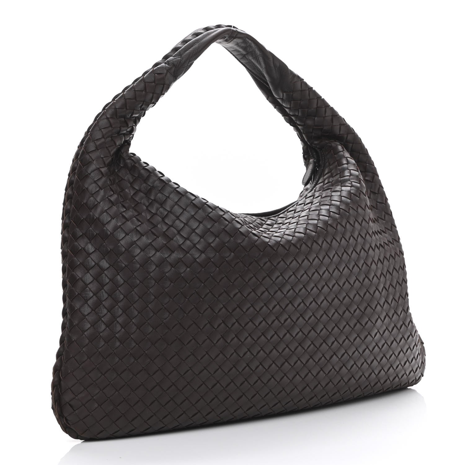 Bottega Veneta Nappa Intrecciato Large Veneta Hobo Ebano 3 of 12