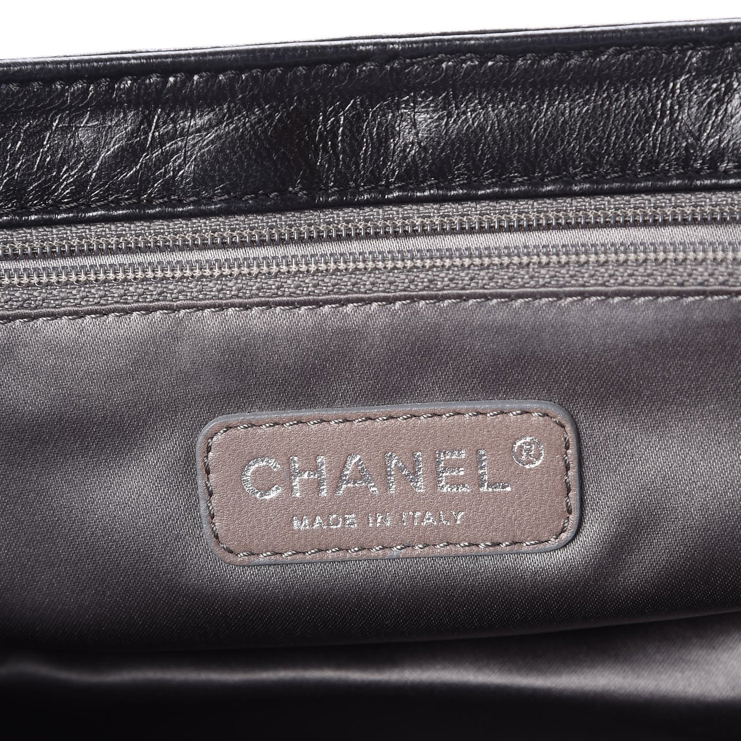 Lambskin East West Mademoiselle Flap Black