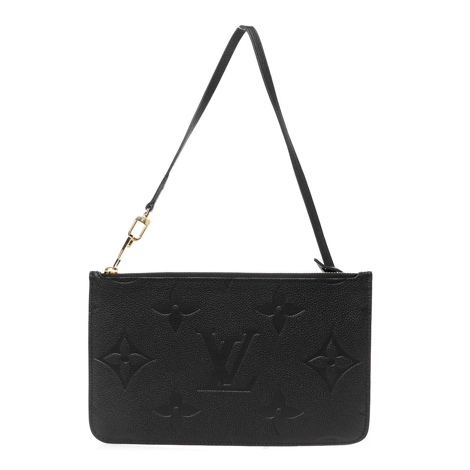 Louis Vuitton Empreinte Monogram Giant Neverfull MM Pochette Black 1 of 9