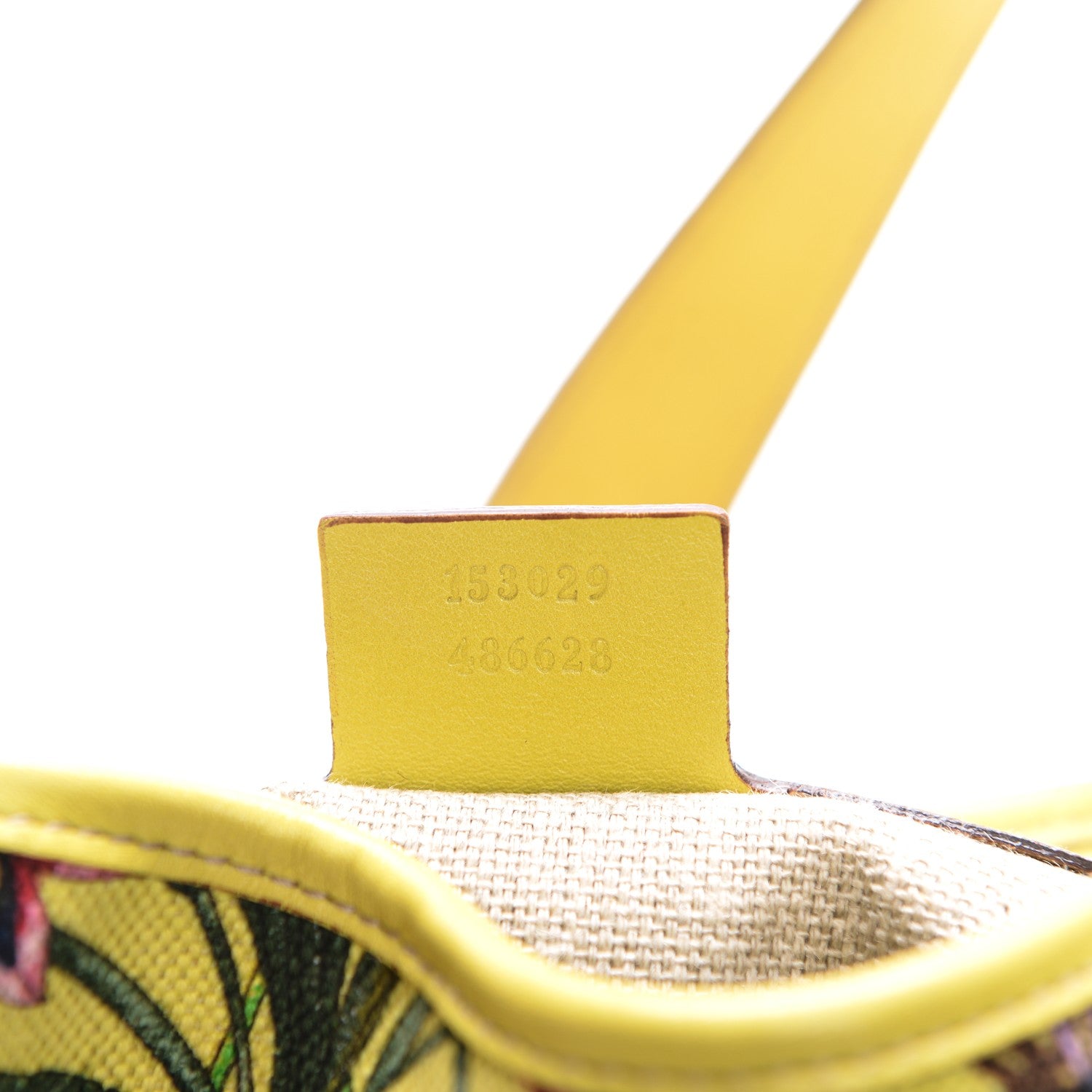 Gucci Canvas Floral Flora Jackie O Bouvier Hobo Yellow 7 of 8