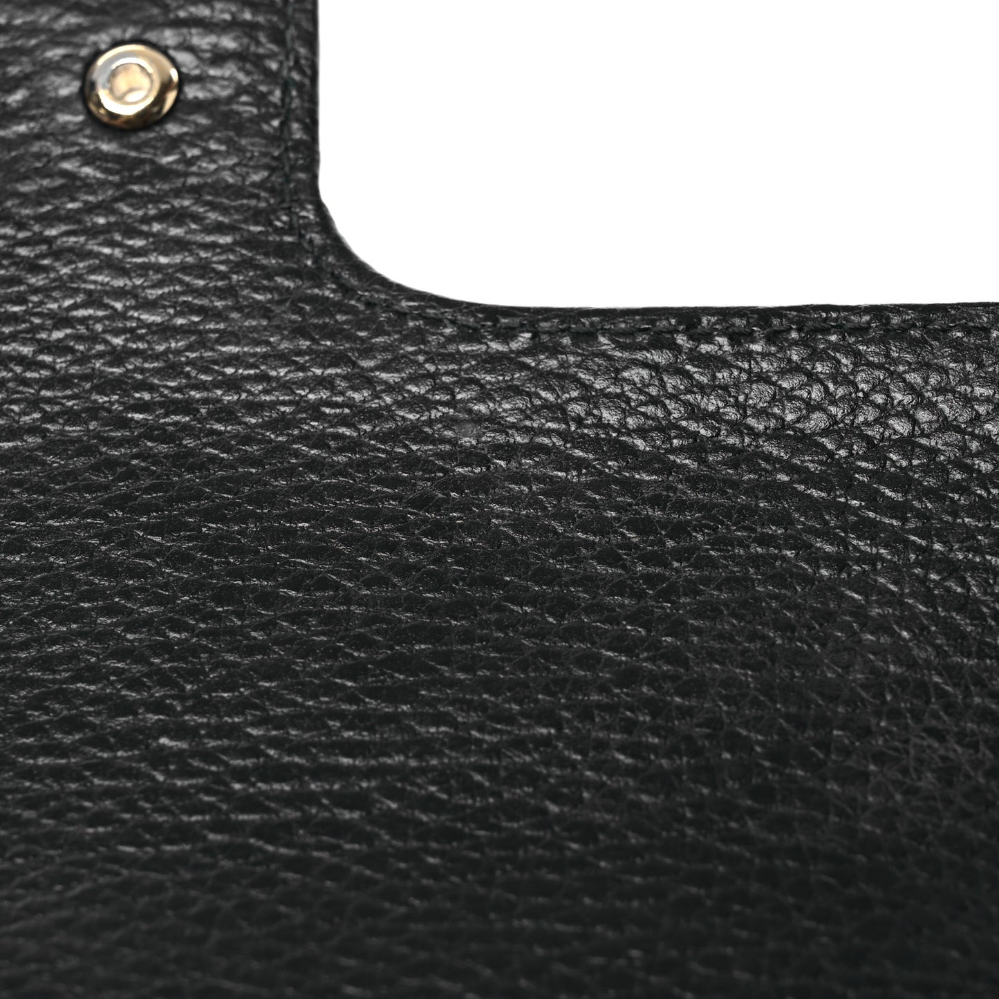 Dollar Calfskin Small Interlocking G Shoulder Bag Black