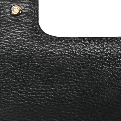 Gucci Dollar Calfskin Small Interlocking G Shoulder Bag Black 11 of 17