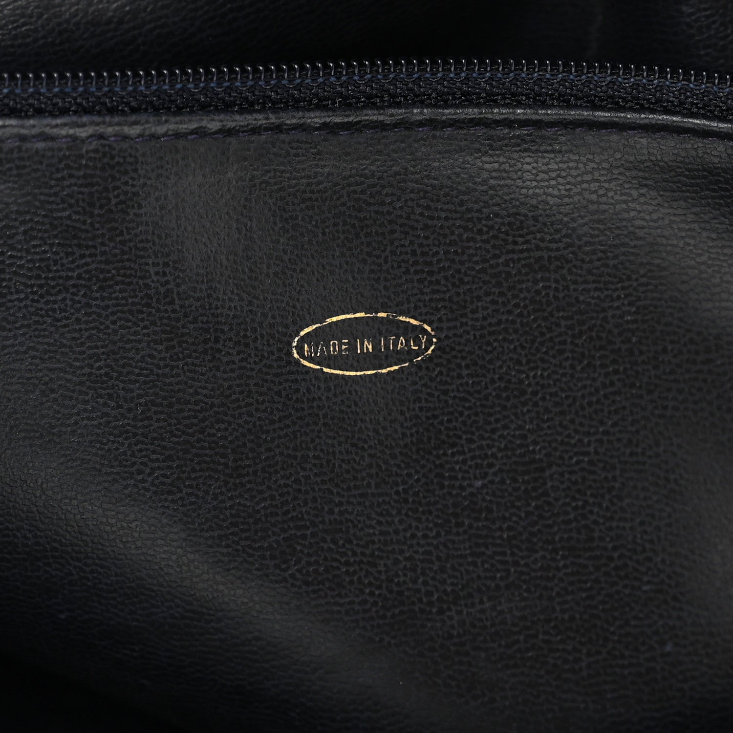 Chanel Lambskin CC Tote Navy 6 of 11