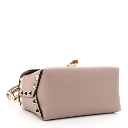 Valentino Garavani Calfskin Mini Rockstud Crossbody Bag Poudre 4 of 10