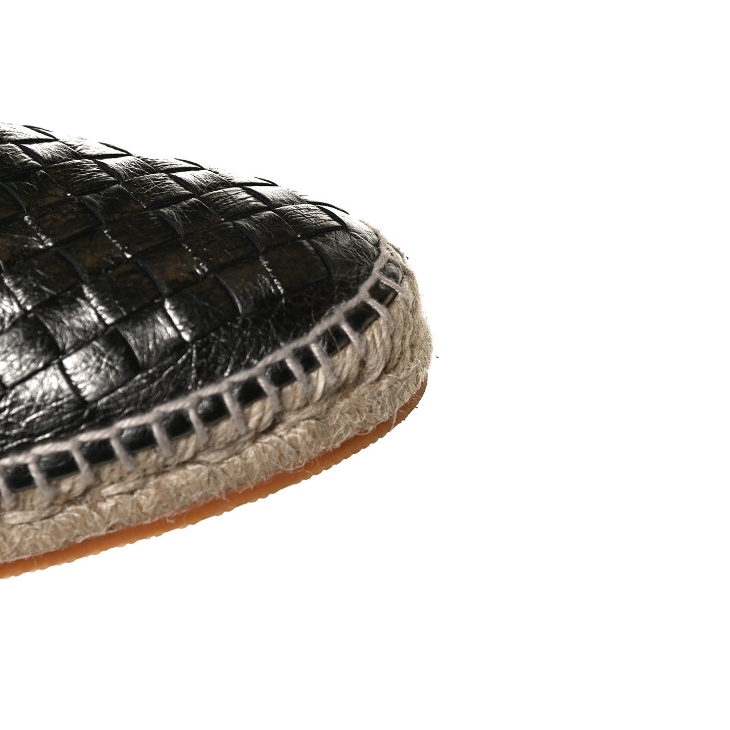 Nappa Intrecciato Gala Espadrille 39 Argento Antique