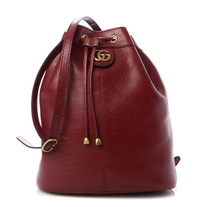 Gucci Piuma Lux Energy Medium Re(Belle) Convertible Bucket Bag Hibiscus Red 1 of 7