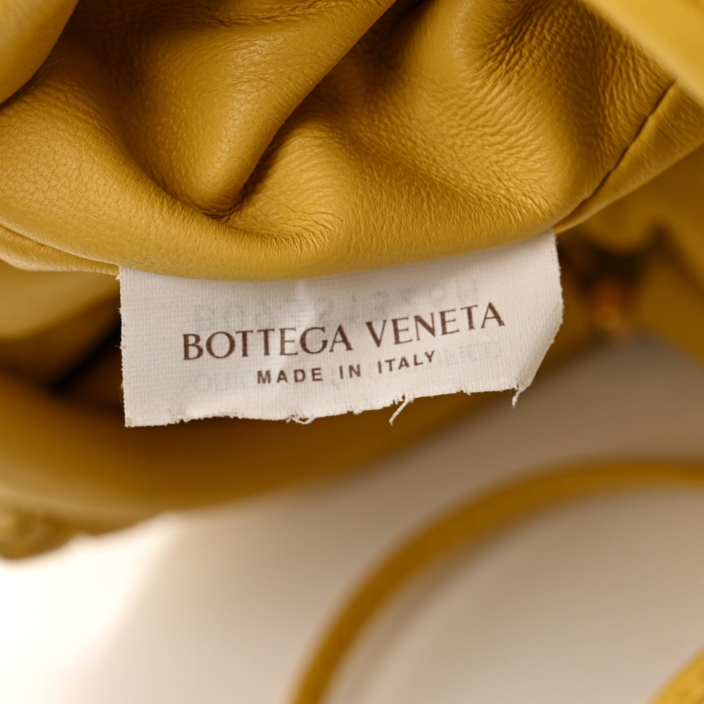 Nappa Intrecciato The Mini Pouch Buttercup
