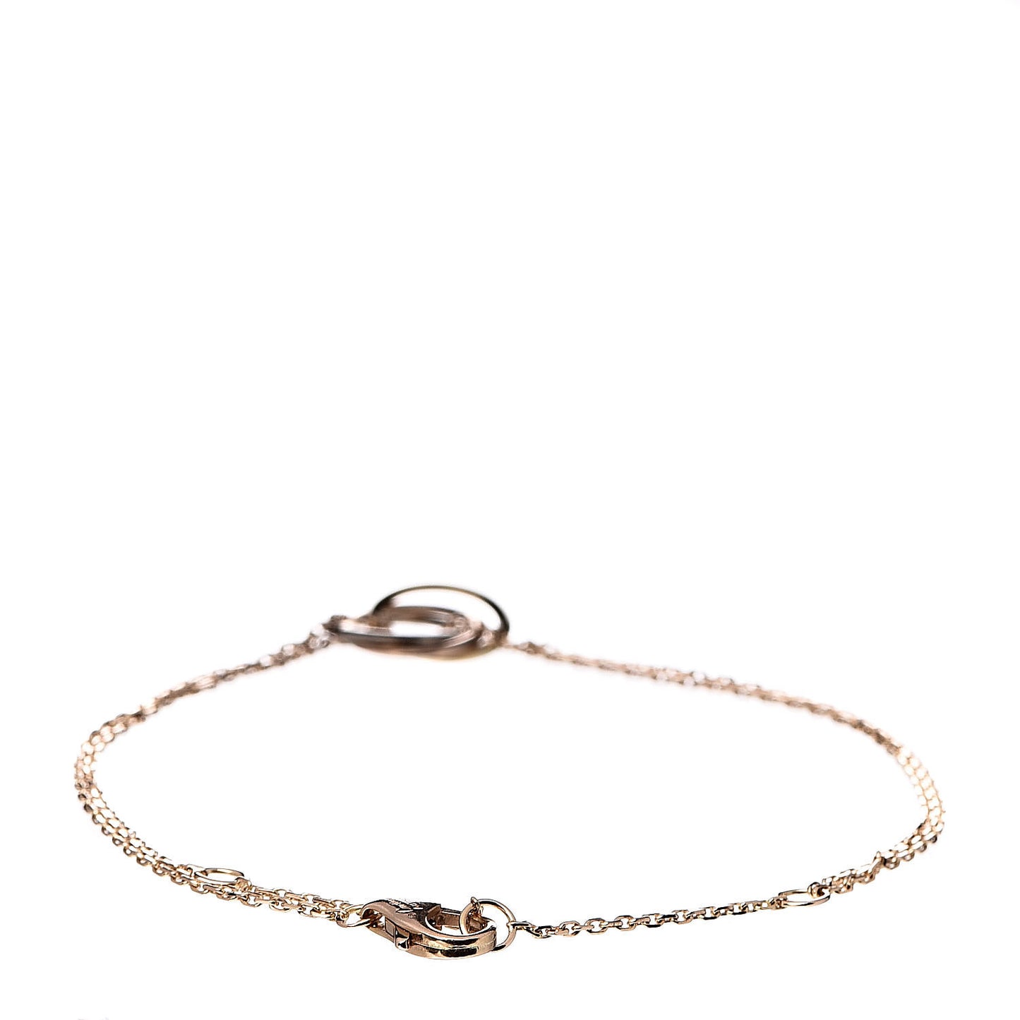 18K Pink Yellow White Gold Trinity Bracelet