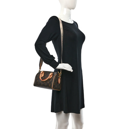 Louis Vuitton Monogram Speedy Bandouliere 20 Black 2 of 8