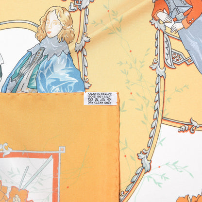 Hermes Silk Les Petits Princes Scarf 90 7 of 7