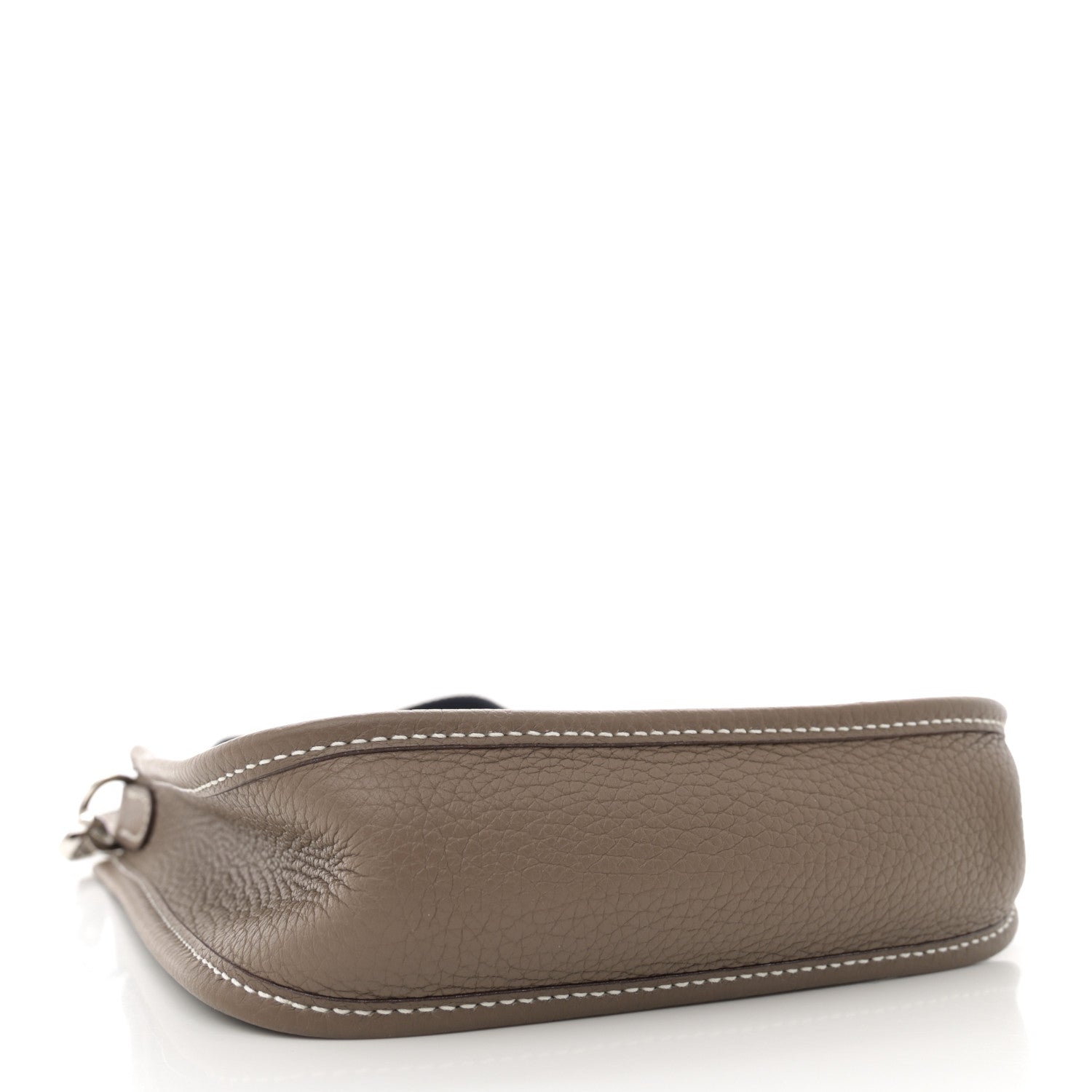 Hermes Taurillon Clemence Amazone Evelyne TPM Etoupe Bleu Indigo 4 of 10