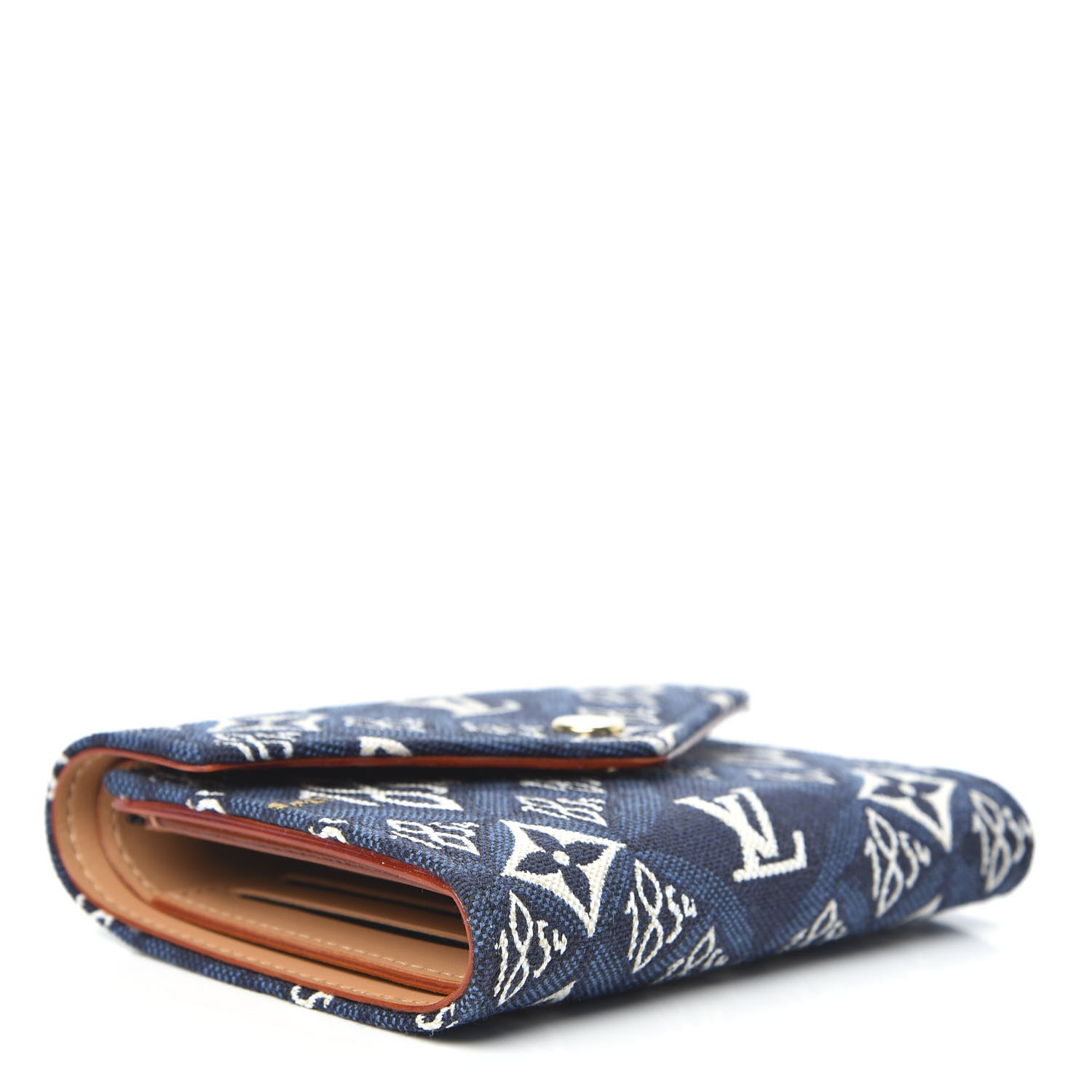 Louis Vuitton Jacquard Since 1854 Victorine Wallet Blue 4 of 8