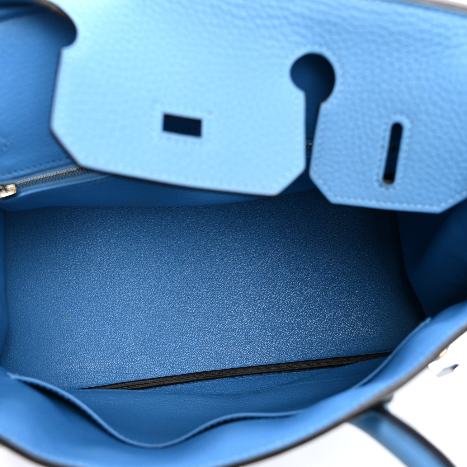 Hermes Togo BIRKIN 30 Bleu Paradis 5 of 12