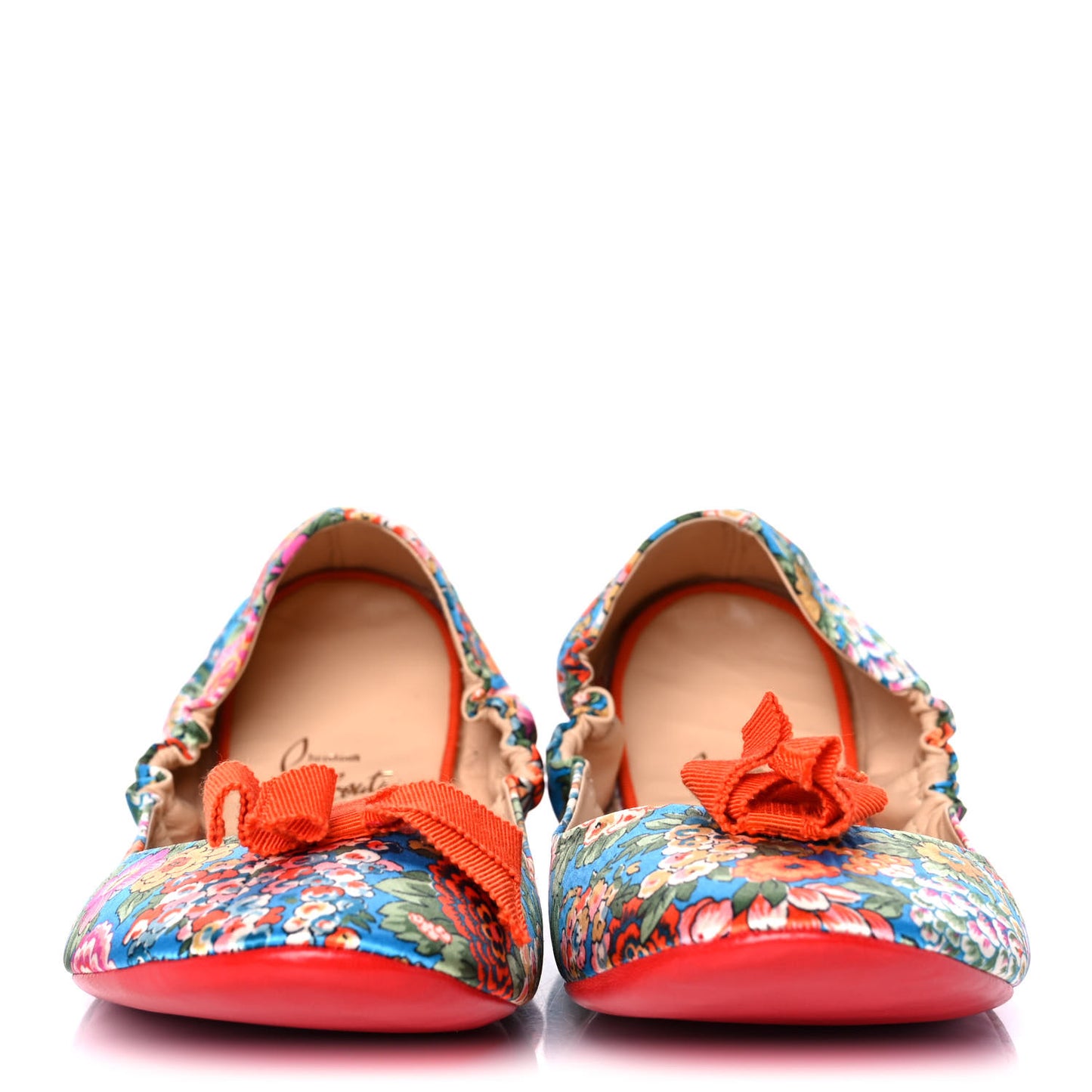 Nappa Air Loubi Flores Ballet Flats 39 Multicolor