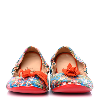 Christian Louboutin Nappa Air Loubi Flores Ballet Flats 39 Multicolor 2 of 8