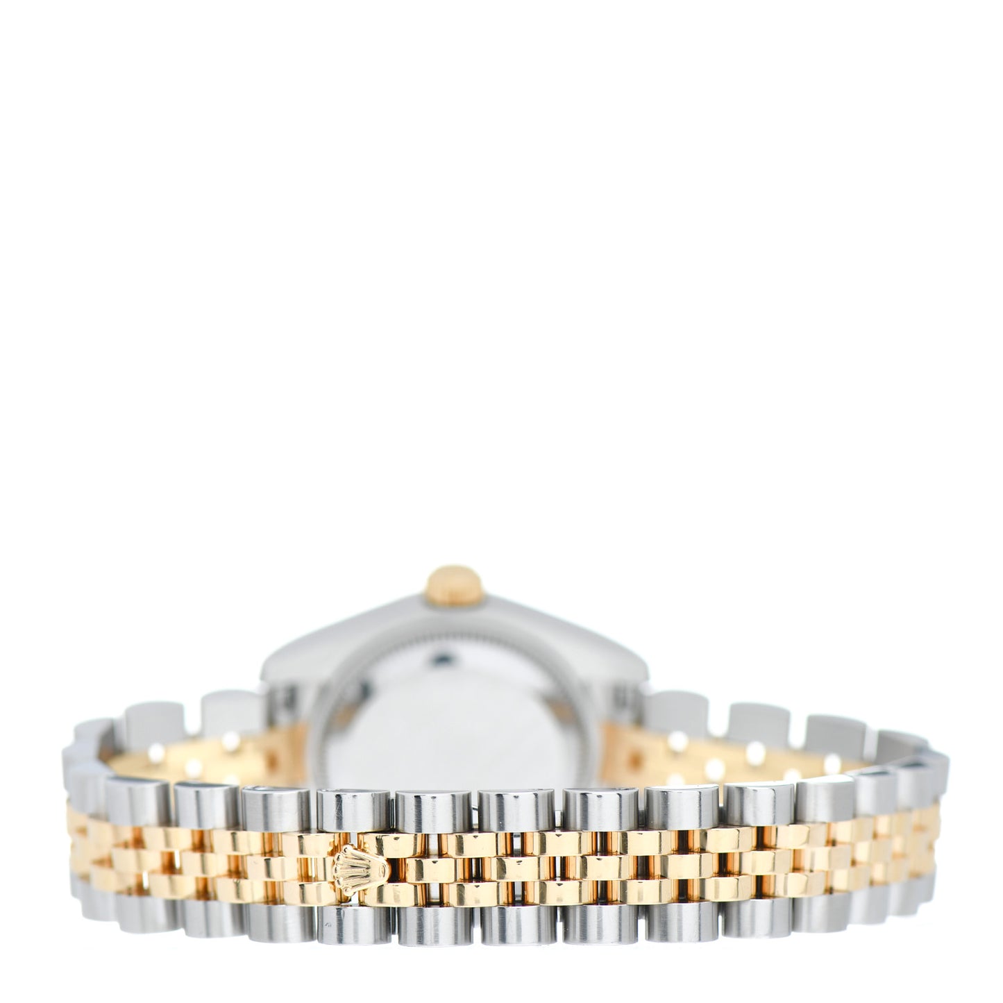 Stainless Steel 18K Yellow Gold Diamond 26mm Oyster Perpetual Datejust Watch White 179173