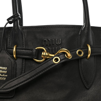 Miu Miu Nappa Medium Aventure Bag Black 7 of 10