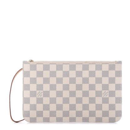 Louis Vuitton Damier Azur Neverfull MM GM Pochette 1 of 10