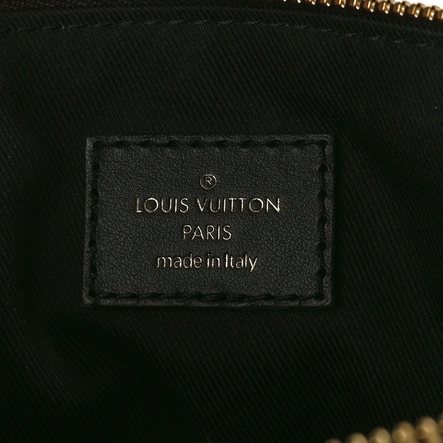 Louis Vuitton Damier Ebene Odeon Tote MM Black 6 of 8