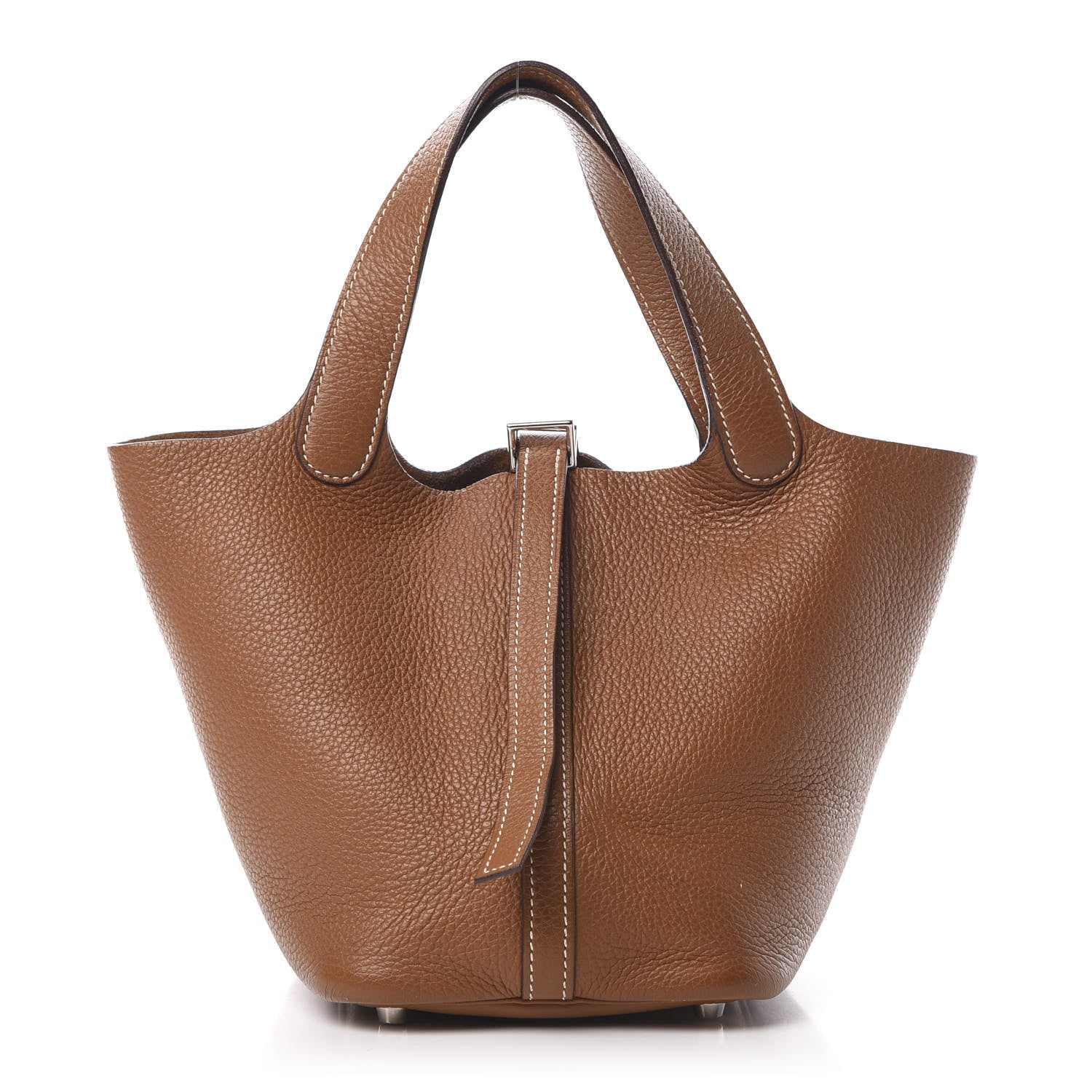 Hermes Taurillon Clemence Picotin 18 PM Gold 1 of 14