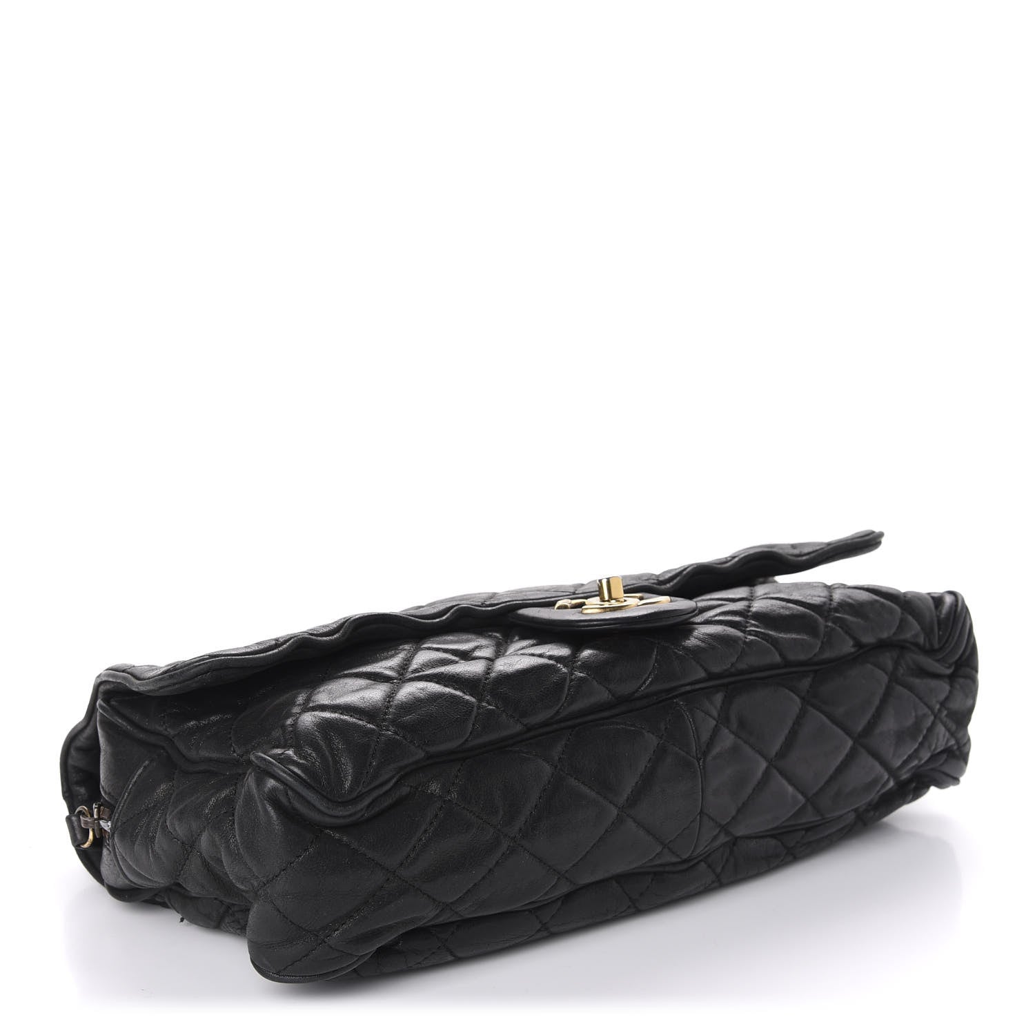 Chanel Iridescent Calfskin Quilted Maxi Shiva Flap Black 4 of 10