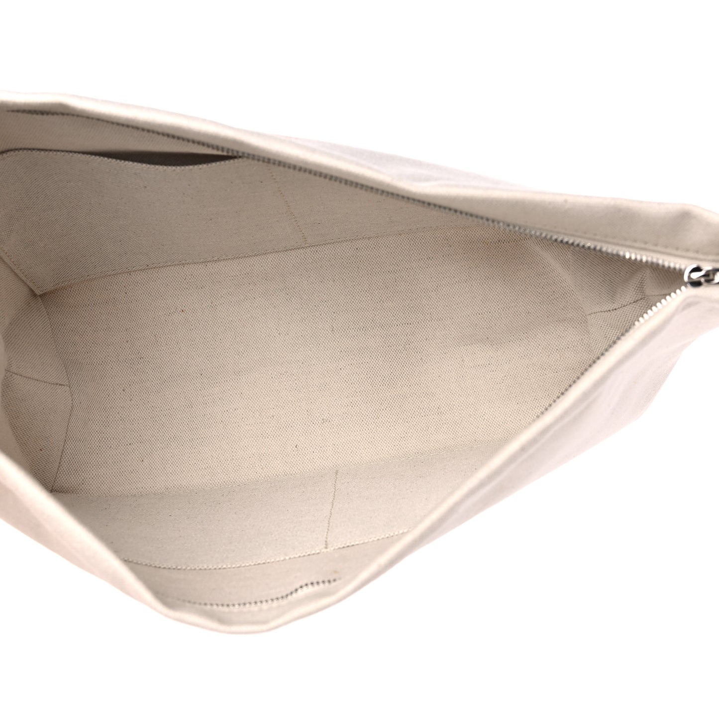 Canvas Necessaire Organizer Pouch Off White