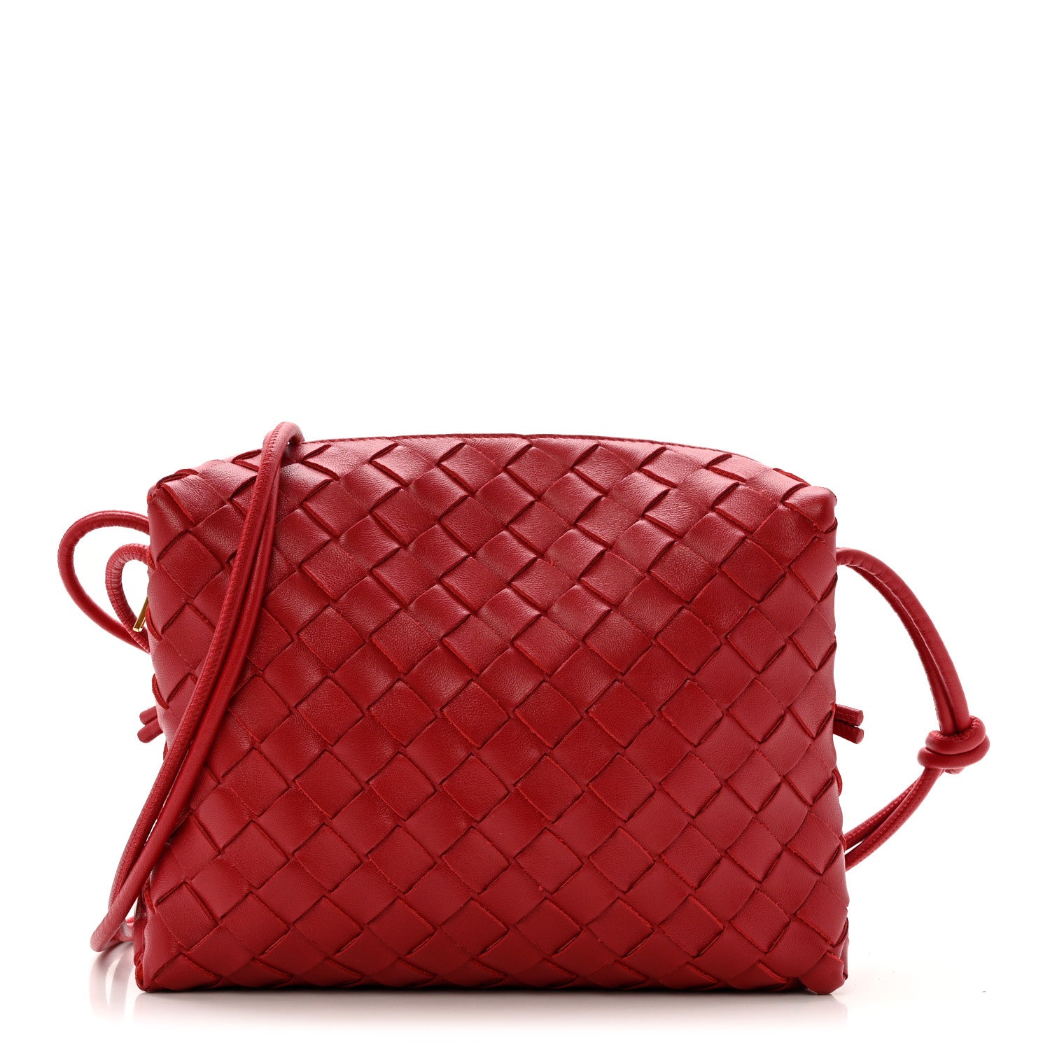 Bottega Veneta Nappa Intrecciato Small Loop Camera Bag Apple Candy 1 of 12
