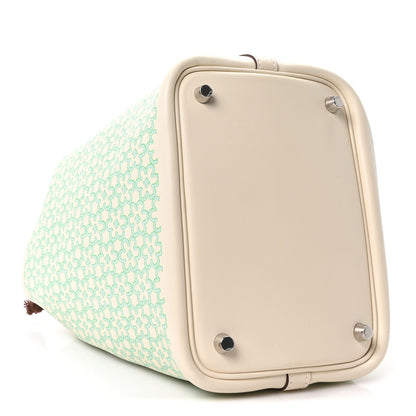 Hermes Swift Lucky Daisy Picotin Lock 18 PM Nata Vert 4 of 10