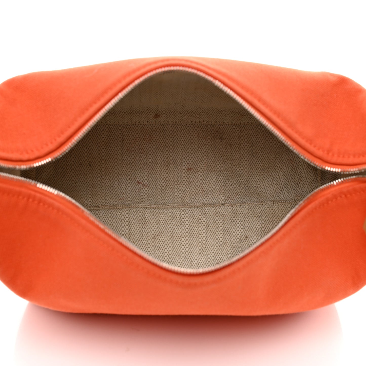 Canvas Small Bride-A-Brac Pouch Orange Burgundy