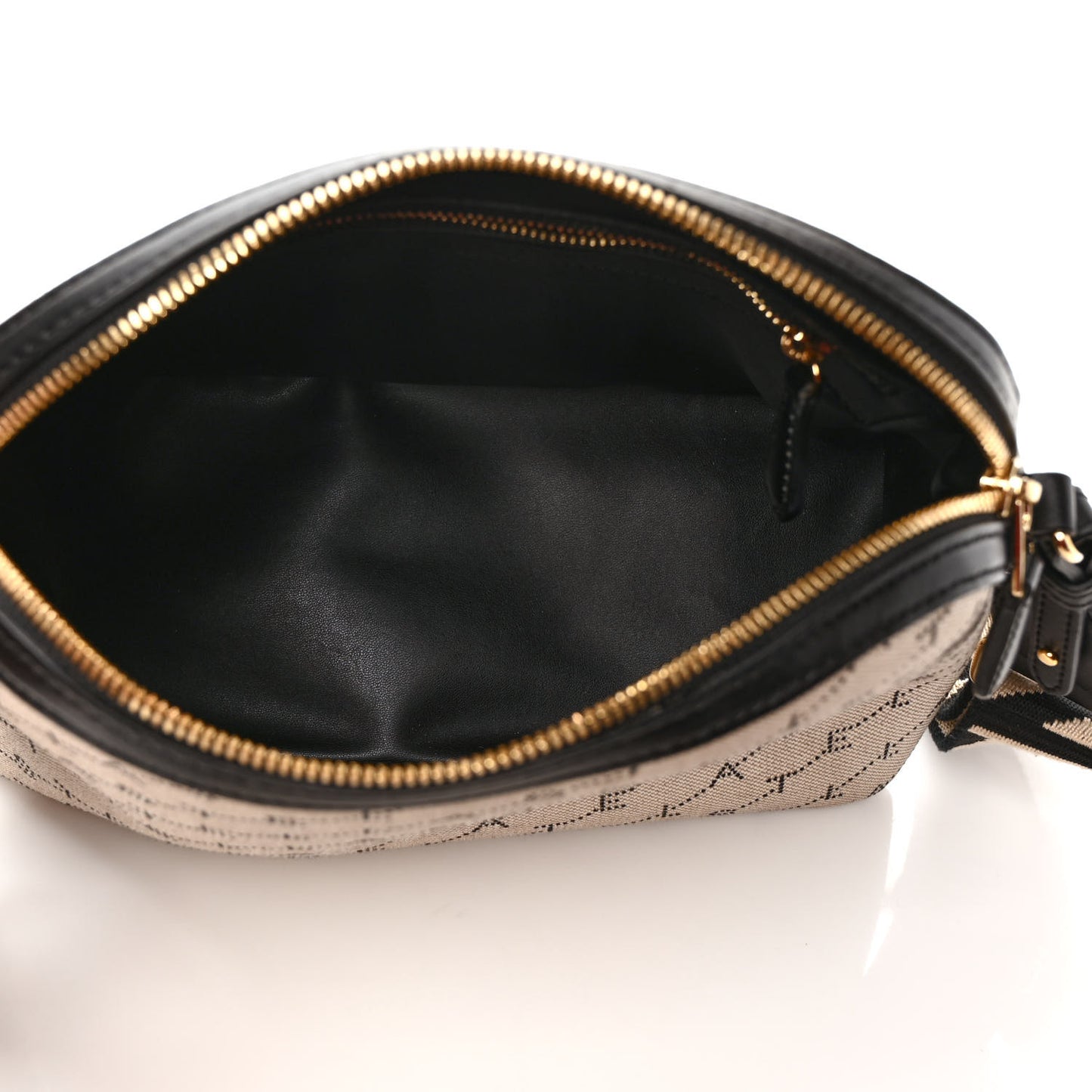 Monogram Canvas Stella Logo Zip Shoulder Bag Neutral