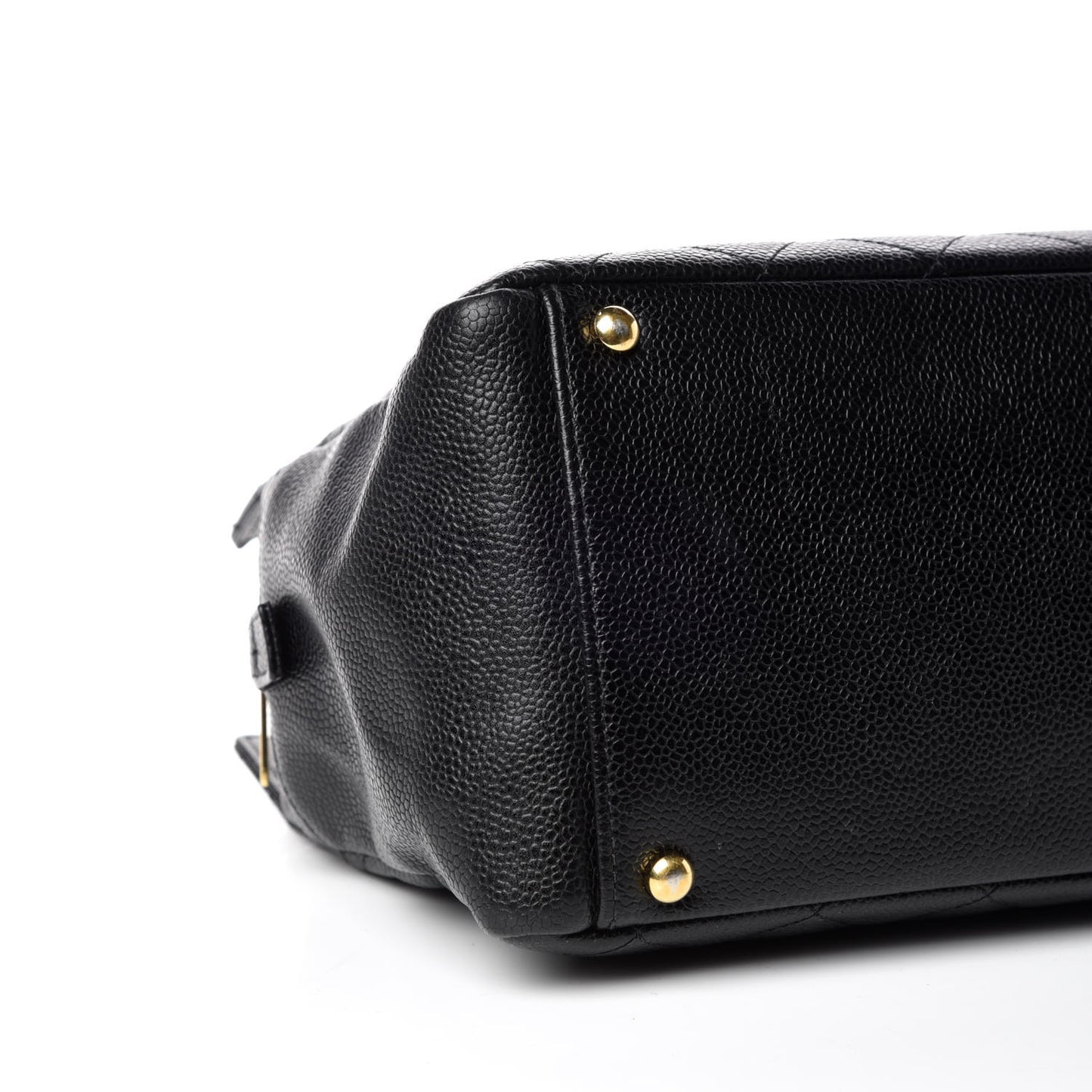 Caviar Quilted Petit Timeless Tote PTT Black