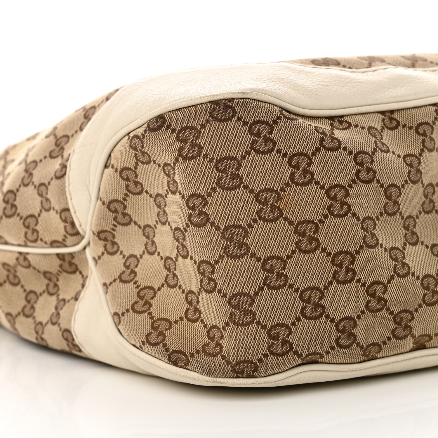 Gucci Monogram Medium Charlotte Hobo Off White 9 of 15