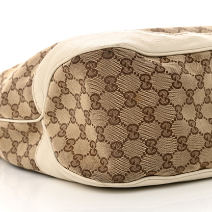 Gucci Monogram Medium Charlotte Hobo Off White 9 of 15