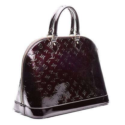 Louis Vuitton Vernis Alma GM Amarante 3 of 7