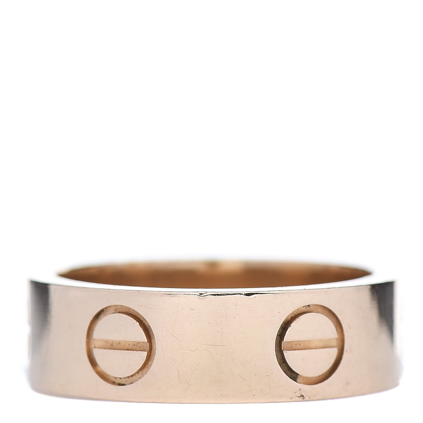 18K Pink Gold 5.5mm LOVE Ring 50 5.25