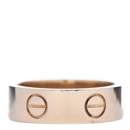 Cartier 18K Pink Gold 5.5mm LOVE Ring 50 5.25 3 of 6