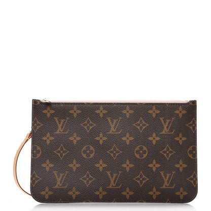Louis Vuitton Monogram Neverfull MM GM Pochette Rose Ballerine 1 of 7