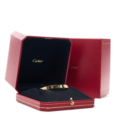 Cartier 18K Yellow Gold LOVE Cuff Bracelet 18 4 of 4
