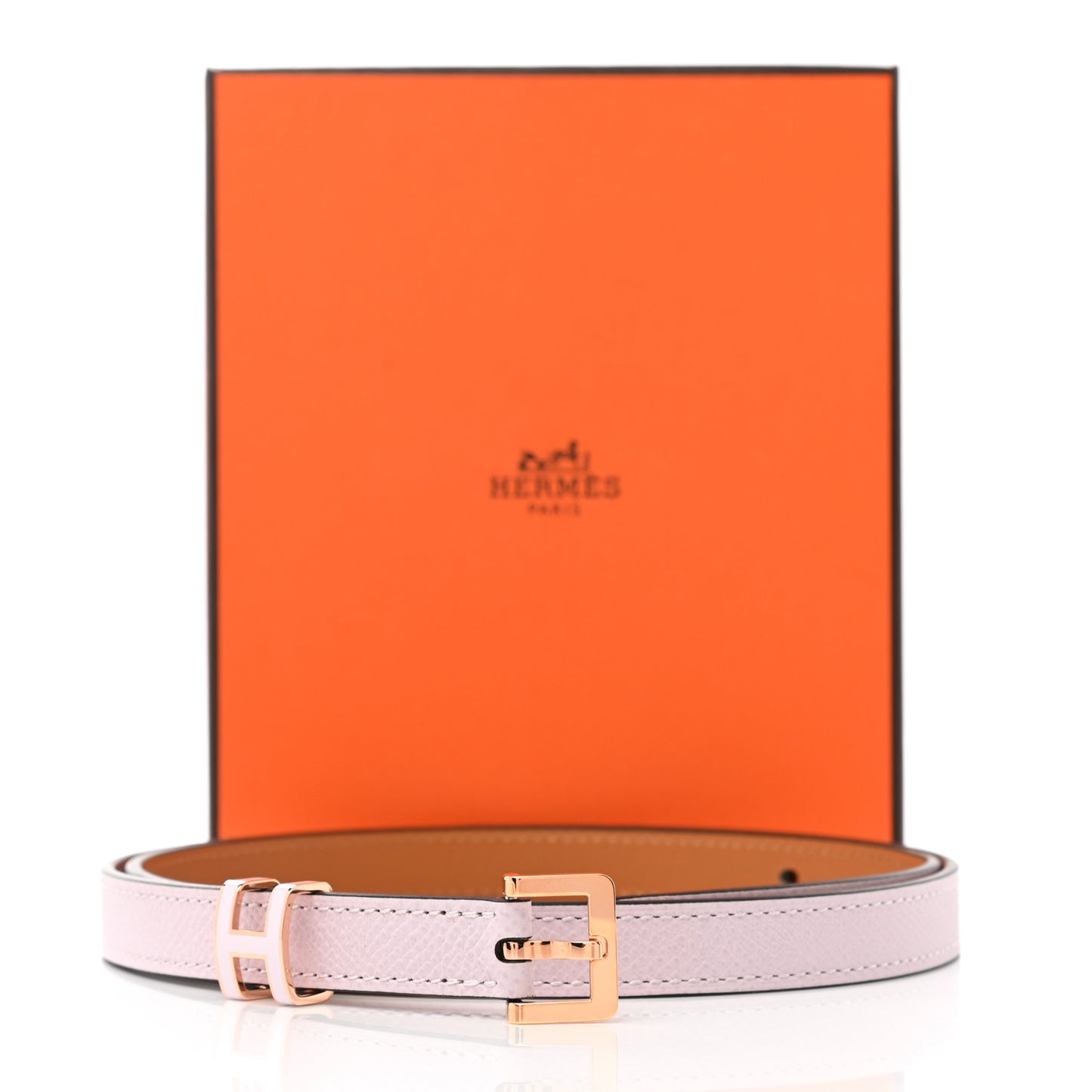 Epsom 15mm Pop H Belt 75 Mauve Pale