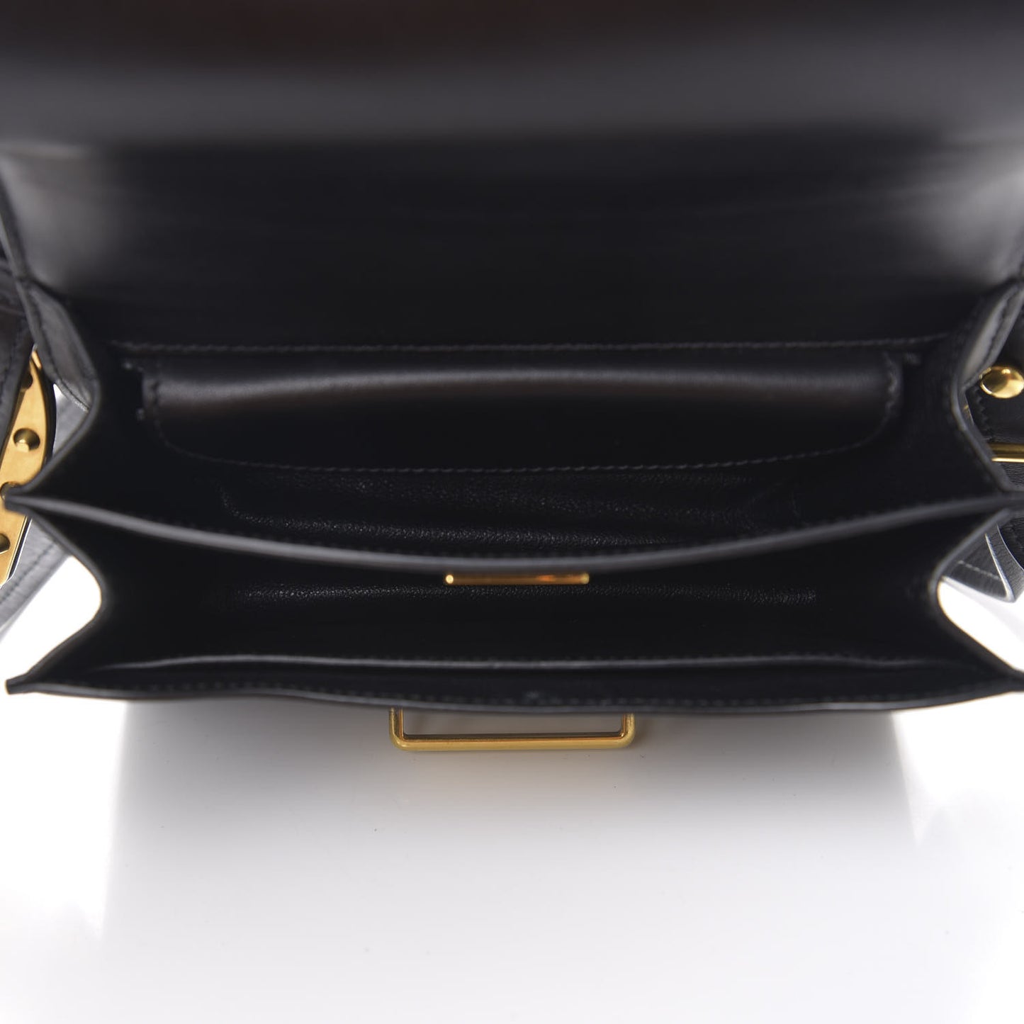 City Calf Saffiano Cahier Bag Black