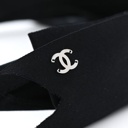Chanel Silk CC Headband Black 4 of 4