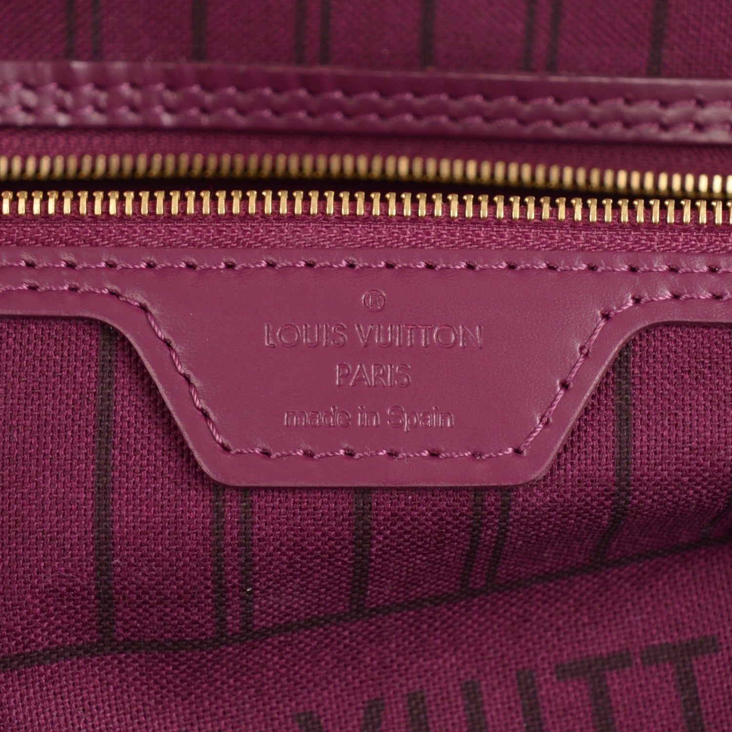 Louis Vuitton Monogram Totem Neverfull MM Magenta 7 of 8