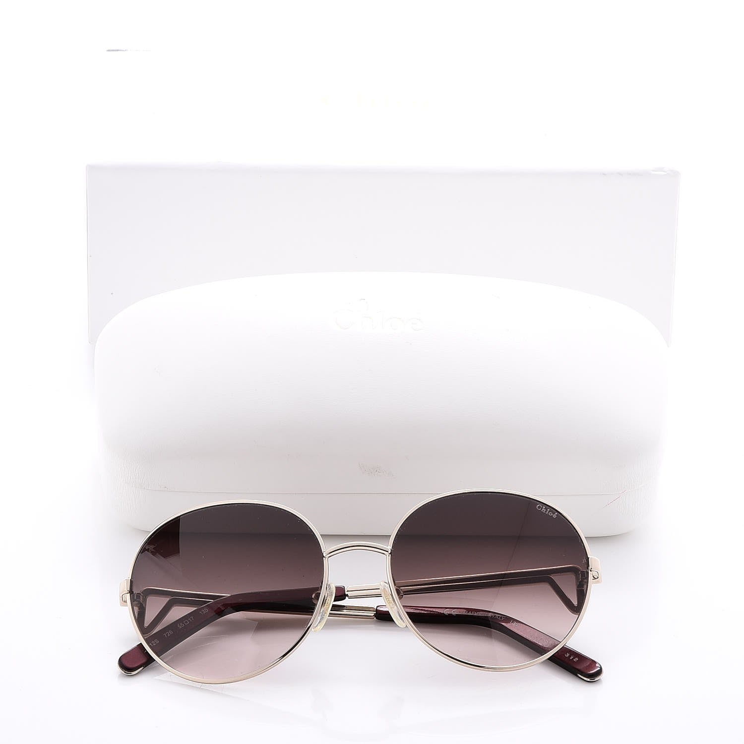 Chloe Round Sunglasses CE112S Light Gold 9 of 9