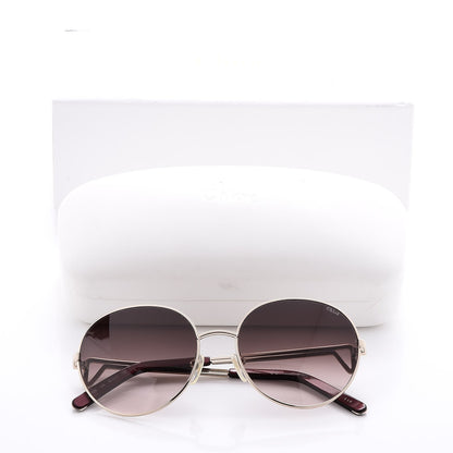 Chloe Round Sunglasses CE112S Light Gold 9 of 9