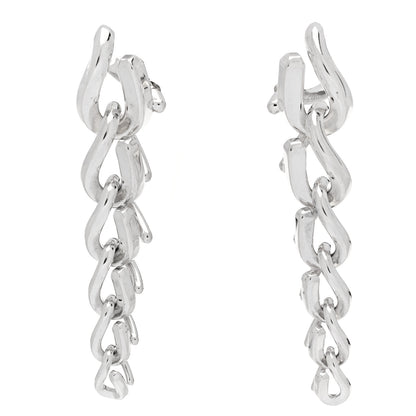 Tiffany Sterling Silver Forge Drop Link Earrings 1 of 5