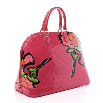Louis Vuitton Vernis Roses Alma MM Rose Pop 2 of 10