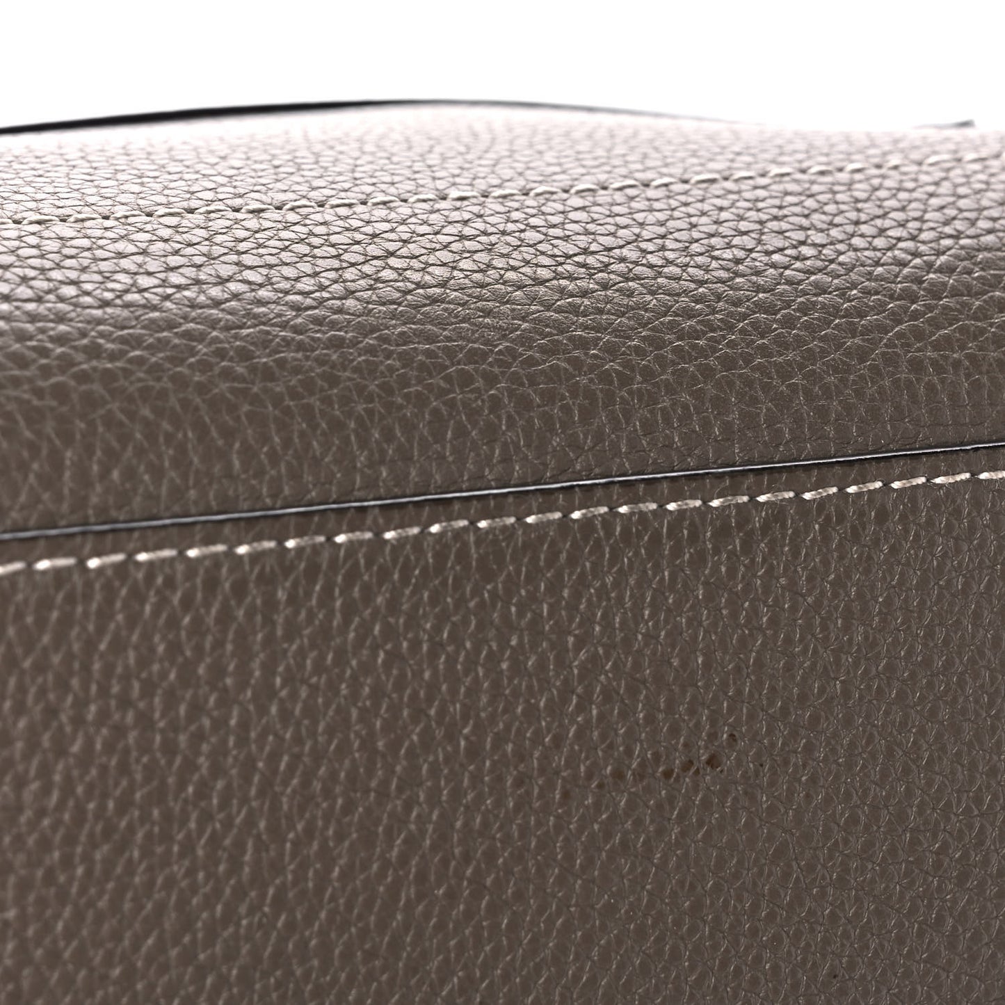 Drummed Calfskin Mini Luggage Souris